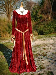 Calendine-013 medieval style gown