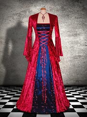 Lily-032 medieval style gown