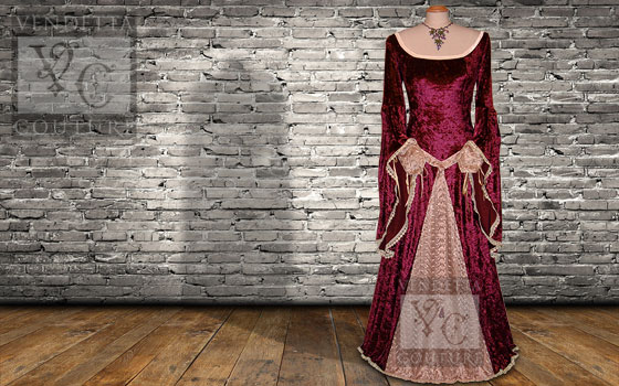 Angelica-021 medieval style dress