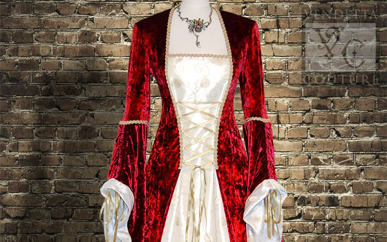 Lily-029 medieval style gown