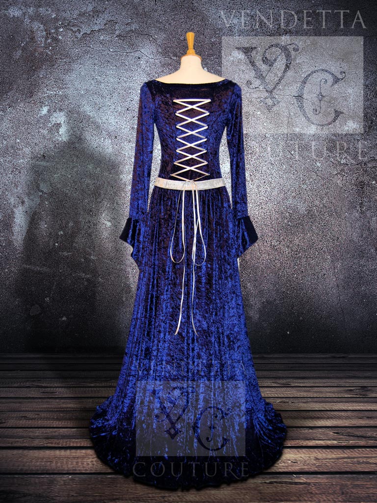 Calendine 014 Medieval Dress Blue