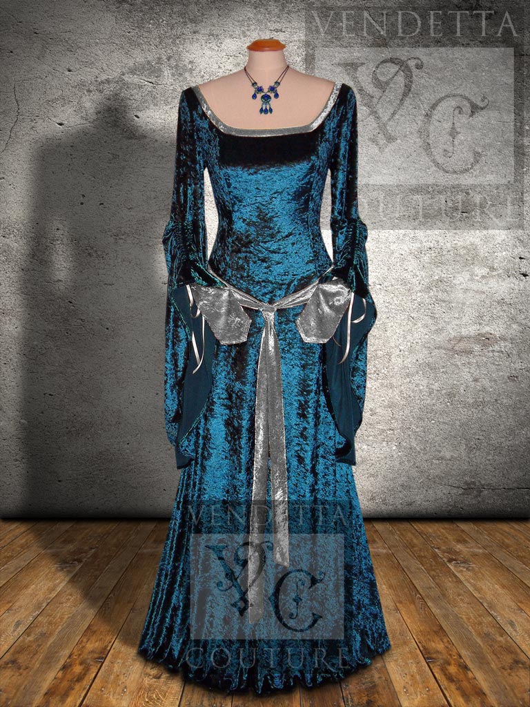 Medieval Type Dress Blue