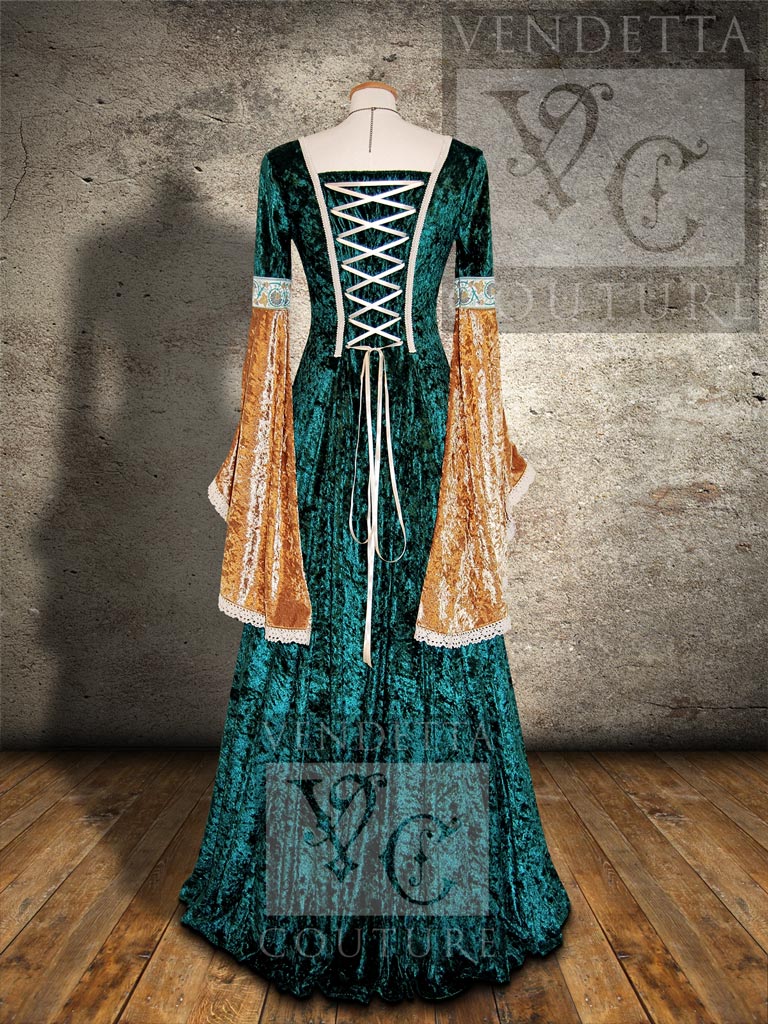 Medieval Dresses with Sleeves