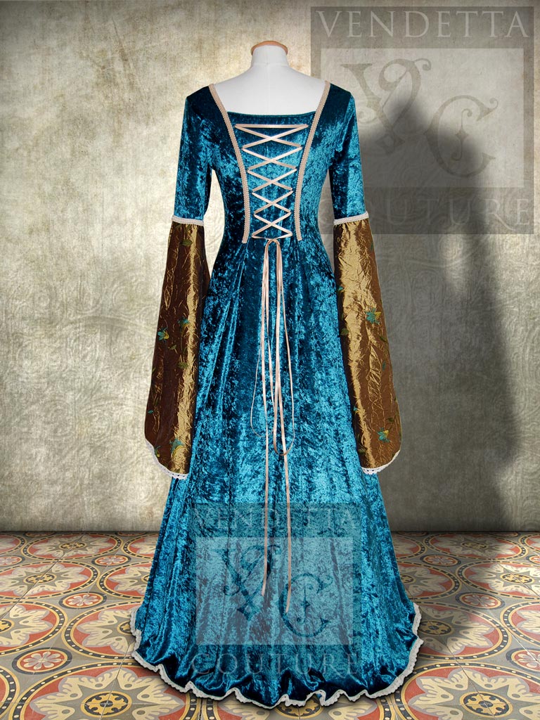 Medieval Dresses with Sleeves