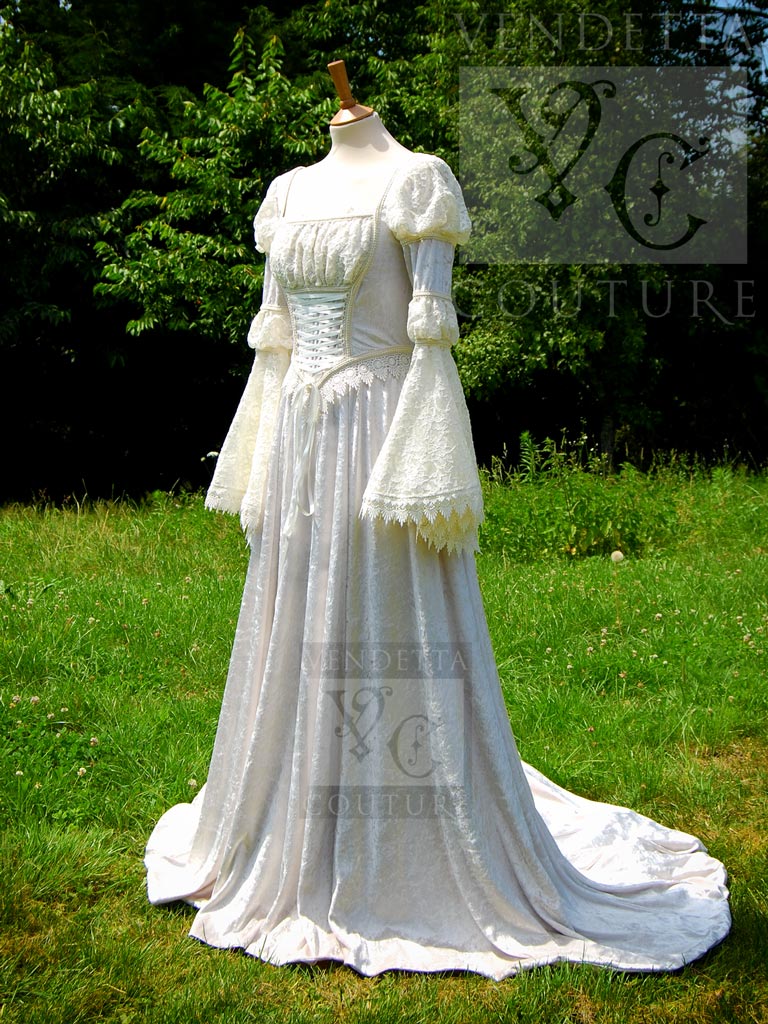 medieval wedding dress