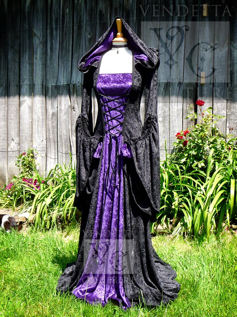 Amsale Gown P579 in Purple Black – CoatTails