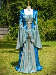 Callalily-014 medieval style gown