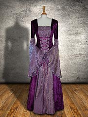 Callalily-016 medieval style dress