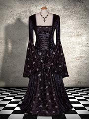 Waterlily-015 Gothic gown