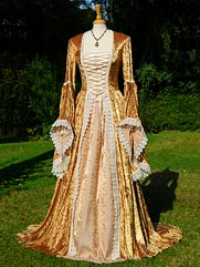 Freesia-012 medieval style gown