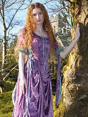 Rose-012 medieval style gown