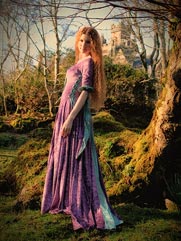 Rose-012 medieval style gown