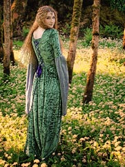 Callalily-015 medieval style dress