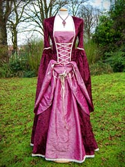 Lily-014 medieval style gown