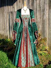 Medieval Dresses Plus Size - Vendetta Couture