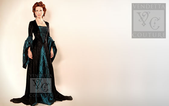 Anemone-012 medieval style dress