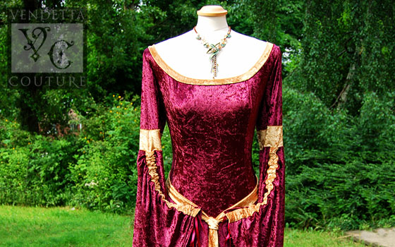 Angelica-012 medieval style dress