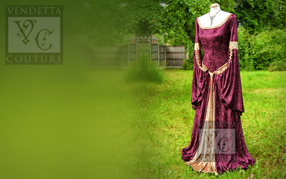 Angelica-012 medieval style dress