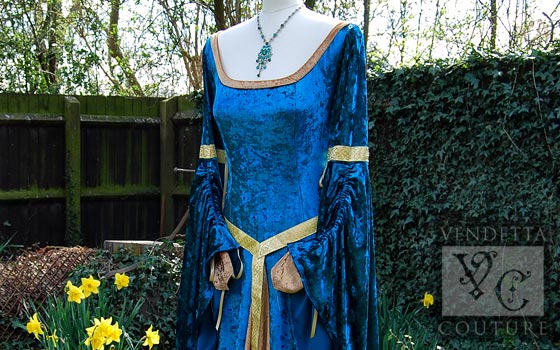 Angelica-013 medieval style dress