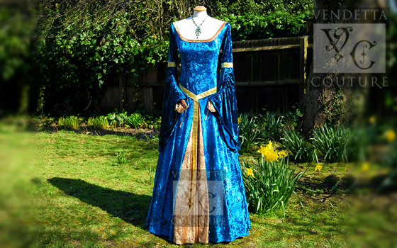 Angelica-013 medieval style dress