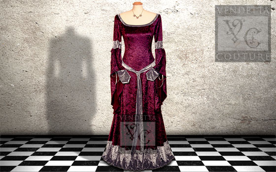 Angelica-016 medieval style dress