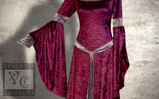 Angelica-016 medieval style dress