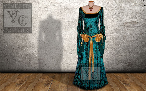 Angelica-022 medieval style dress