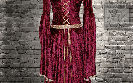 Angelica-021 medieval style dress