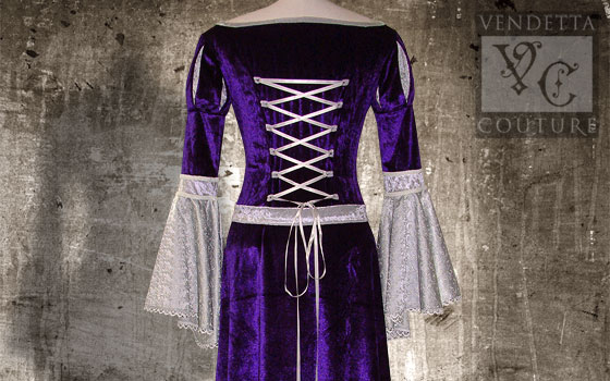 Angelica-022a medieval style dress