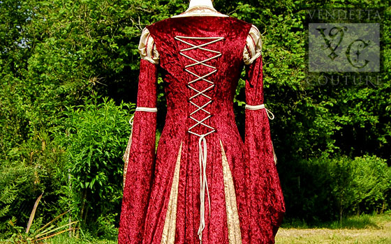 Betony-012 medieval style gown