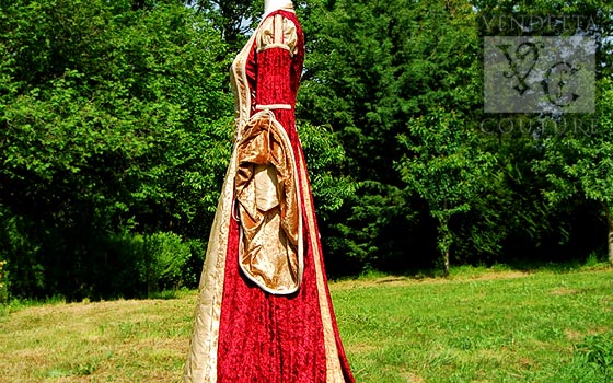 Betony-012 medieval style gown