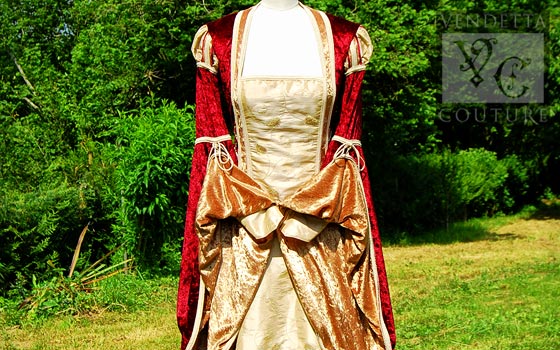 Betony-012 medieval style gown