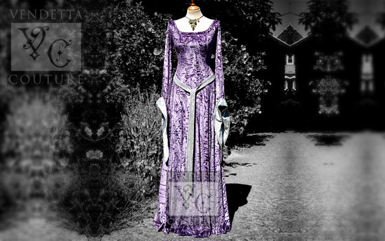 Calendine-012 medieval style dress