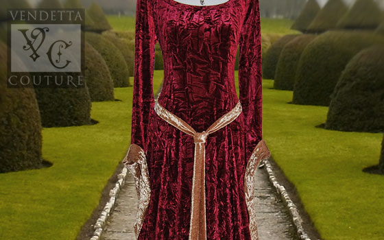 Calendine-013 medieval style dress