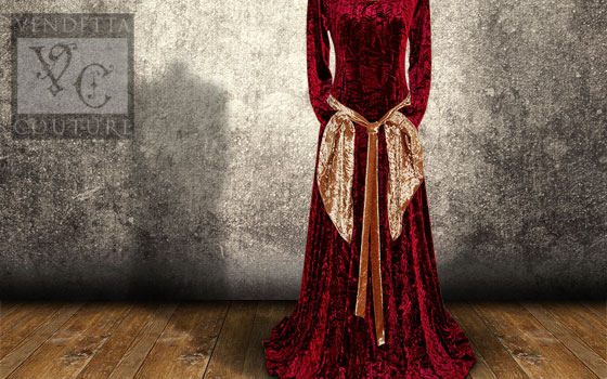 Calendine-013 medieval style dress