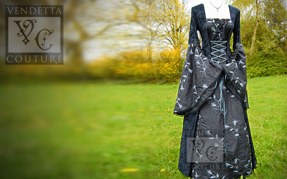 Callalily-012 medieval style dress