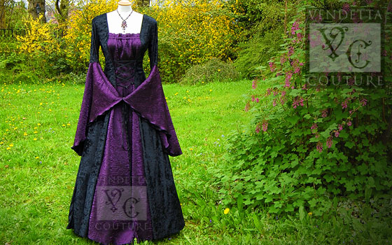 Callalily-013 medieval style dress