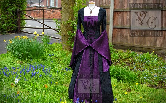 Callalily-013 medieval style dress