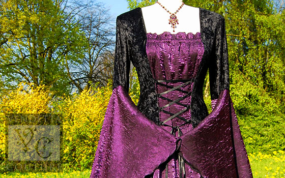 Callalily-013 medieval style dress