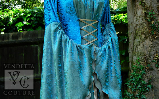 Callalily-014 medieval style dress