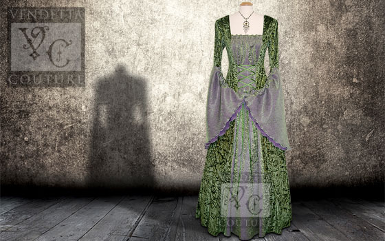 Callalily-015 medieval style dress