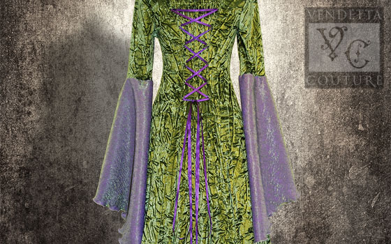 Callalily-015 medieval style dress