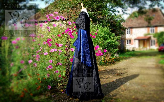 Callalily-017 medieval style dress