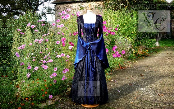 Callalily-017 medieval style dress