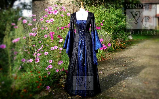Callalily-017 medieval style dress
