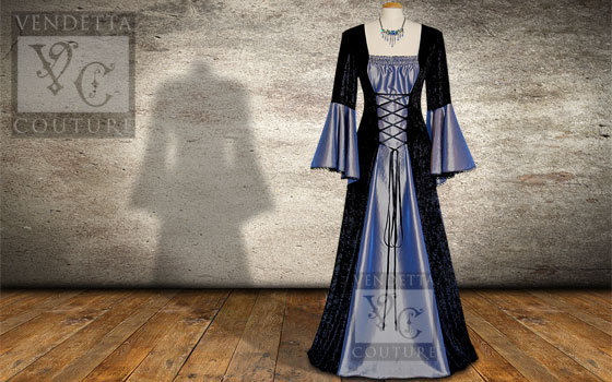 Callalily-018 medieval style dress