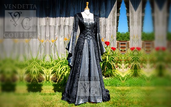 Callalily-019 medieval style dress