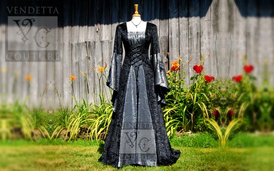 Callalily-019 medieval style dress