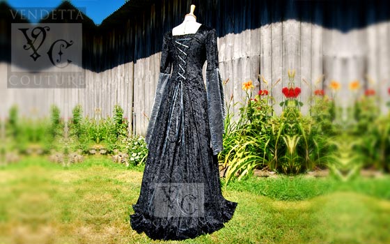 Callalily-019 medieval style dress