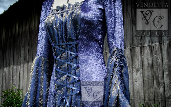 Callalily-020 medieval style dress